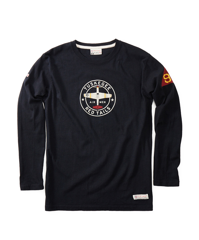 Tuskegee Air Men Red Tails Long Sleeve Tee