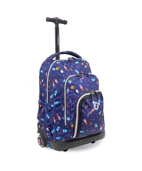 Jworld rolling backpack with lunch bag hotsell