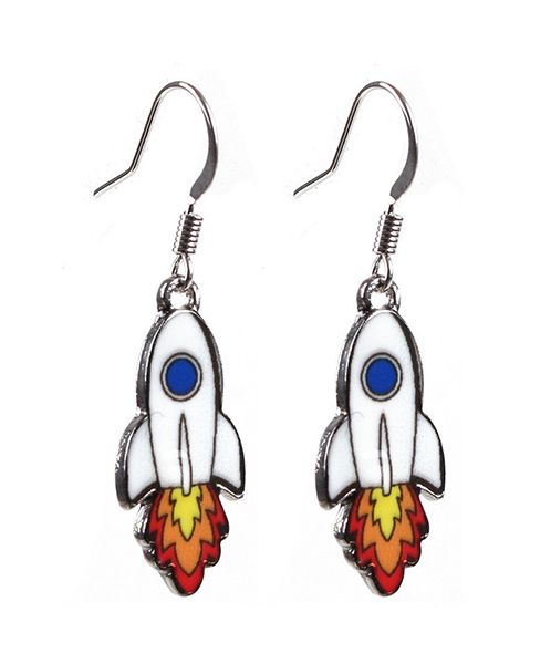 Rocket hot sale ship earrings