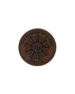 TMOF Le Rhône 9C Leather Sticker Patch