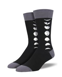 Just A Phase Moon Crew Socks