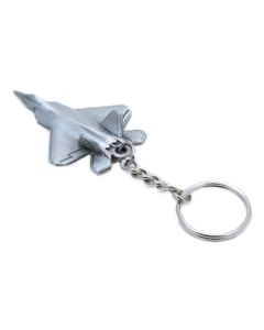 Lockheed Martin F-22 Raptor Pewter Keychain