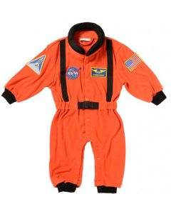 Orange 6-12 Months Old Astronaut Suit