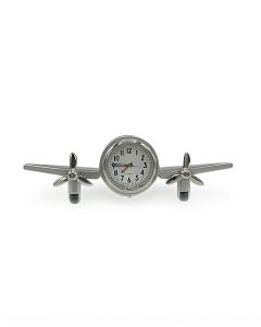 Silver Large Face Propeller Clock