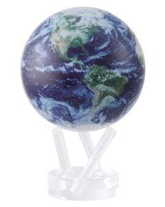 Earth Satellite View 6" Perpetual Motion Globe