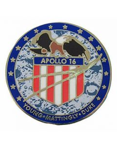 Apollo 16 Mission Pin