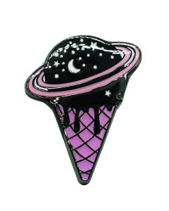 Space Ice Cream Enamel Pin