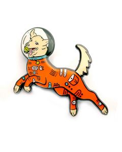 Astro Dog Enamel Pin