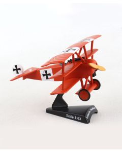 Fokker Dr.I Red Baron Postage Stamp 1:63 Model