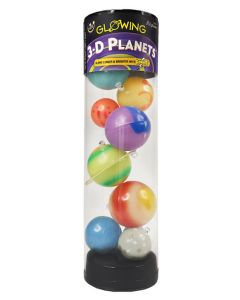 3-D Glow in the Dark Planets in a Tube