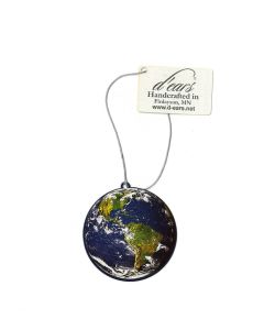 Glitter Earth Ornament