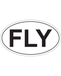 FLY Oval Sticker