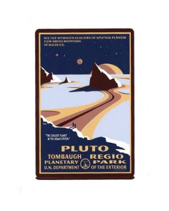 Pluto Tombaugh Regio Planetary Park Sticker