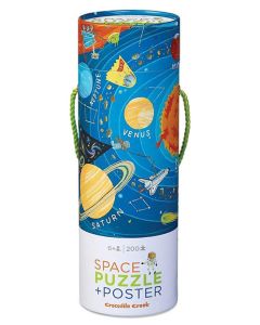 Space 200 Piece Puzzle and Poster Tube