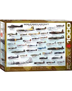 WWII Aircraft 1000 Piece Puzzle