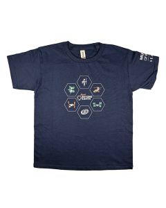 Home Beyond Earth Hexagon Icons Youth Tee