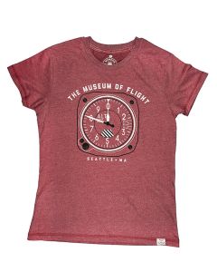 Altimeter Women's Red Tee