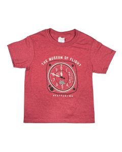 Altimeter Youth Red Tee