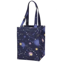 Constellations Purple Tote Bag