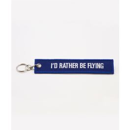 I'd Rather Be Flying Keychain