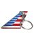 American Airlines Tail Keychain