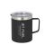 Jet Fuel 12oz Black Campfire Mug with Lid