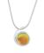 LeightWorks Fire Frosted Small Wave Necklace