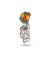 Astronaut Balloons Pin