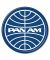 Pan Am Round Blue Sign