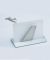 Silver Airplane Business Card Holder