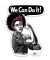 African American Rosie the Riveter Cut-Out Sticker