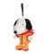 Snoopy Astronaut Clip On Plush Keychain